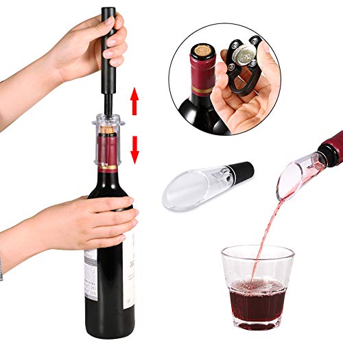 Ouvre-bouteille de vin à pression d'air pour des soirées et dégustations parfaites