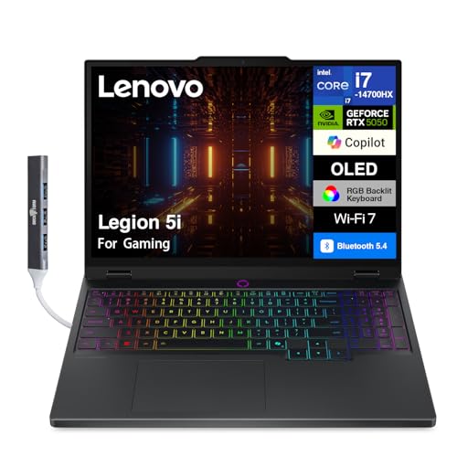 Laptop Lenovo Legion 5i 15.1" OLED 165Hz i7-14700HX 16GB DDR5 1TB SSD miniatura 1