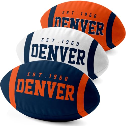 Image of ANTKING Denver Throw Pillow 2 Packs Custom Name Number Gifts