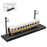 ExPrismarx Zug Bausteine Set, 1933 Teile Realistisches Eisenbahnmodell DIY Klemmbausteine Bausatz, Kreatives Geschenke Ornament für Jugendliche & Erwachsene, MOC-214133 (Statische Version)