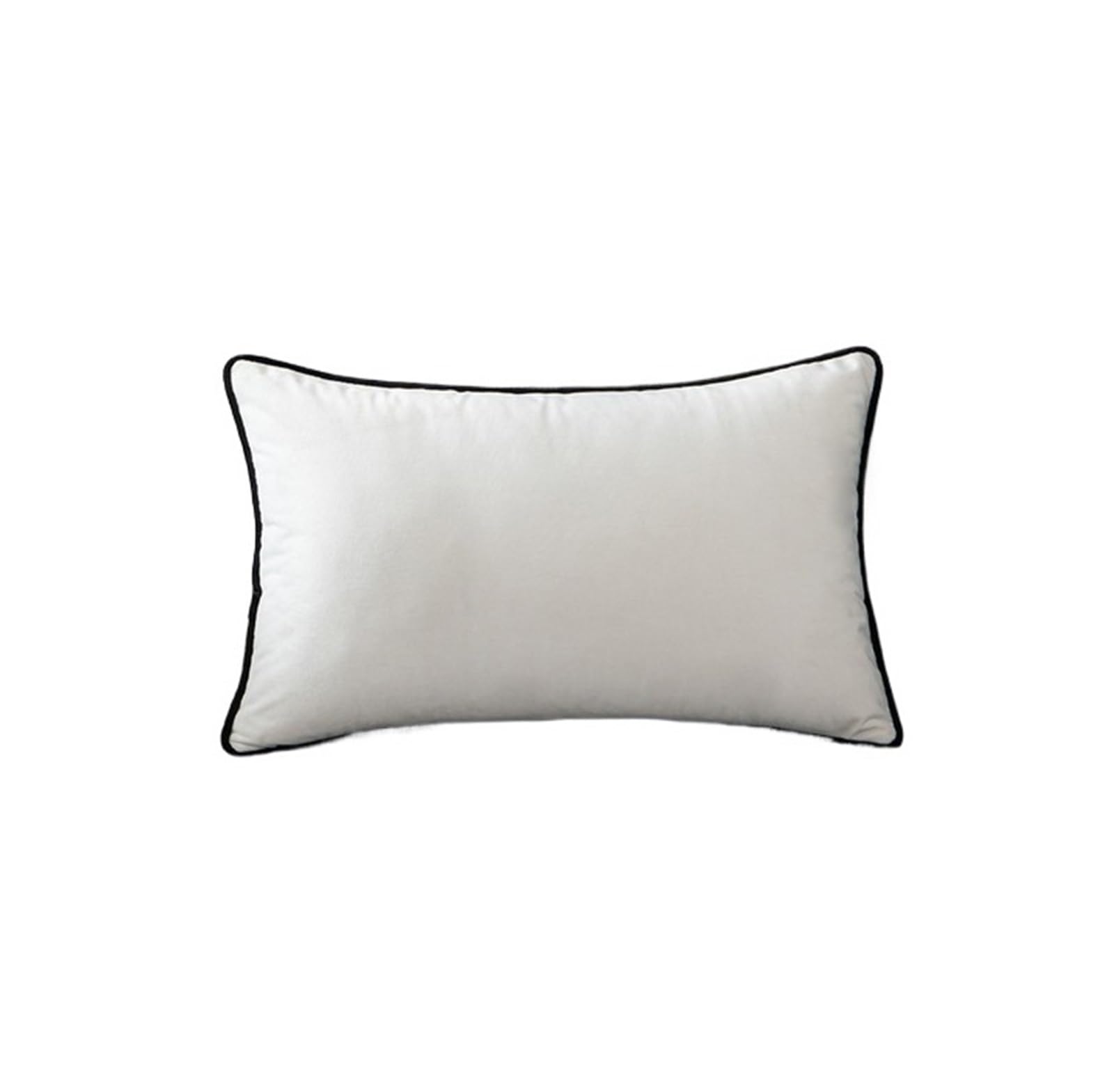 1 pezzo di copertura del cuscino decorativo quadrato cuscini federa, compatibile for divano tenda Sunbrella(White,600mm*600mm)