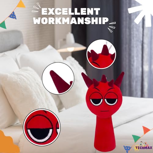 Image of Red Sprunki Plush Toys