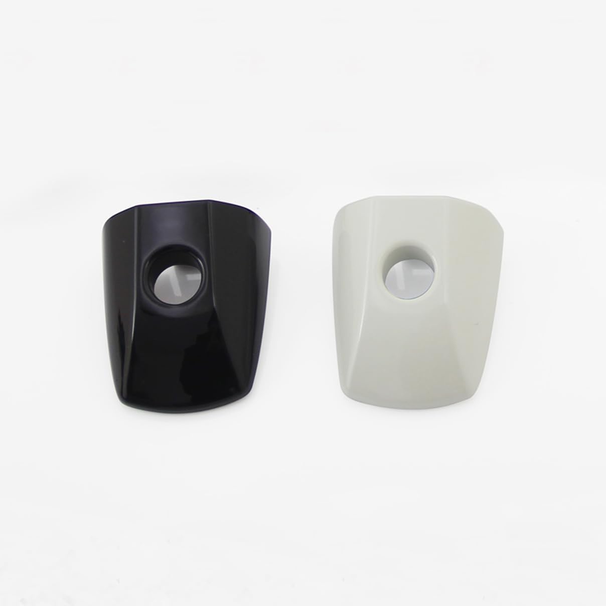 Front Left Driver Side Door Handle Key Lock Cap Cover for Nissan Sentra 2020 2021 2022 2023 2024 (Pearl White)