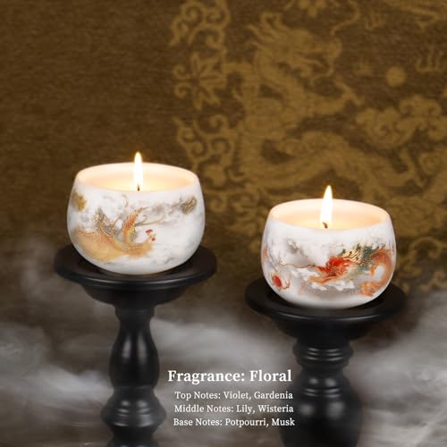KONNI-Christmas-Gifts-Candles-for-Women-Men-2PCS-53-Oz-Wisteria-Scent-Ceramic-Jar-Candles-Home-Scented-60-Hours-Bruning-Time-Soy-Wax-Dragon-and-Phoenix-Aromatherapy-Candles-New-Year-Decoration KONNI Christmas Gifts Candles for Women Men 2PCS 53 Oz Wisteria Scent Ceramic Jar Candles Home Scented 60 Hours Bruning Time Soy Wax Dragon and Phoenix Aromatherapy Candles New Year Decoration