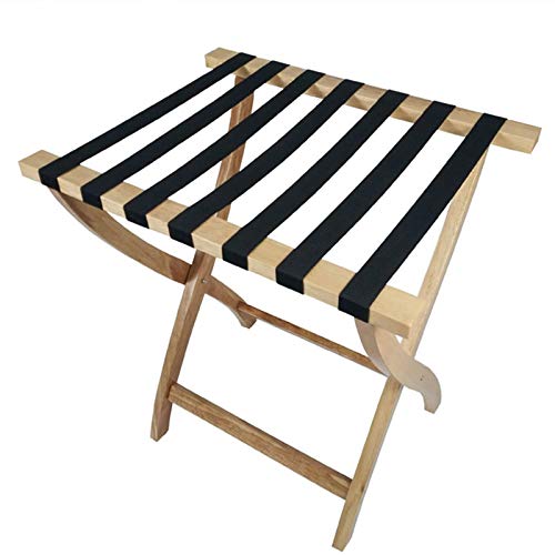 - Porte-bagages pliable, porte-bagages spécial chambre d'hôtel, meuble d'hôtel, porte-bagages d'hôtel (couleur : marron, taille : 60 x 47 x 67 cm)