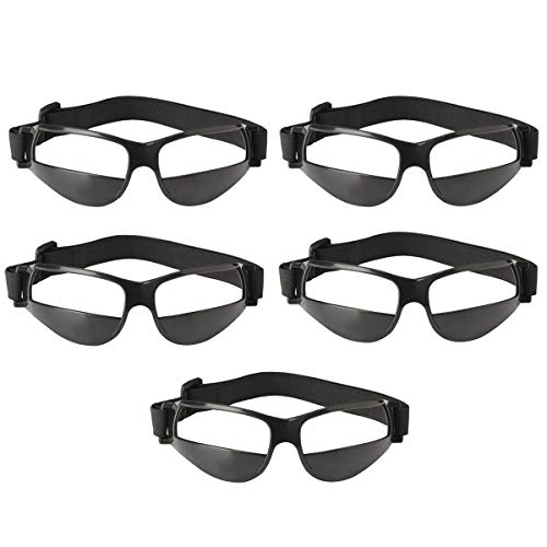 Heybe 5 Pieces Basketball Dribbling Goggles for Youth/Adult, Basketball Dribbling aid - Improve