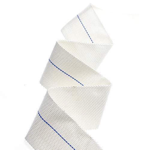 KATSU Flachschlauch Ablaufschlauch 20M x 38 mm, geruchsfrei, mit 2 Clips für Tauch- und andere Wasserpumpen, Abflussteiche, Gartenbewässerung, Whirlpools, Schwimmbecken, Weiß 664345