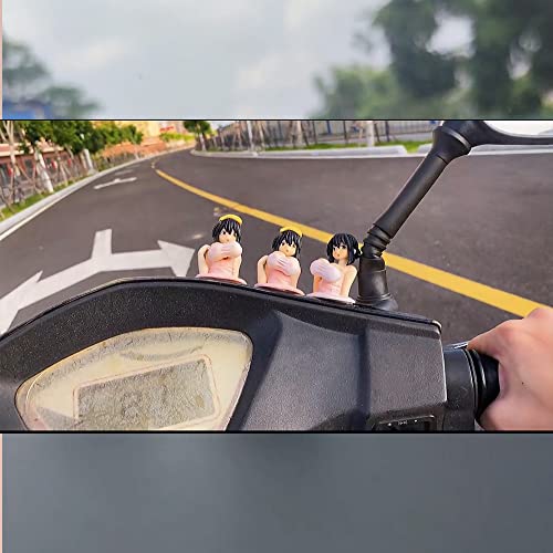 Chest Shaking Car Ornaments, Kanako Chest Shaking Ornaments, Kawaii Anime Action Figure Doll, Shake Shake Girl Car Dashboard, Kanako Ohno Movable Doll Model For Room Car Decor Decoration (1Pcs) #TOP6