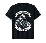La thérapie coûte cher Le vent est une moto bon marché pour le motard T-Shirt
