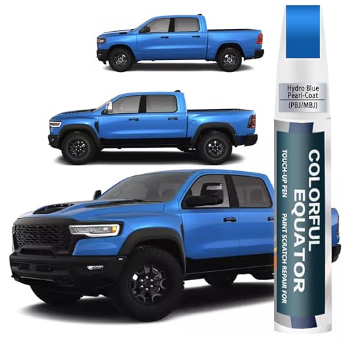 Image of Hydro Blue Pearl-Coat(PBJ /MBJ) Touch Up Paint Compatible with Dodge Ram, Car Paint Pen Scratch Repair Two-In-One Touch Up Paint, Premium Car Scratch Remover for Deep Scratches