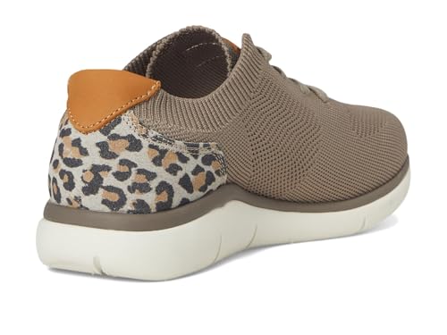 Image of Propet Womens Sachi Leopard Print Lace Up Sneakers Shoes Casual - Blue