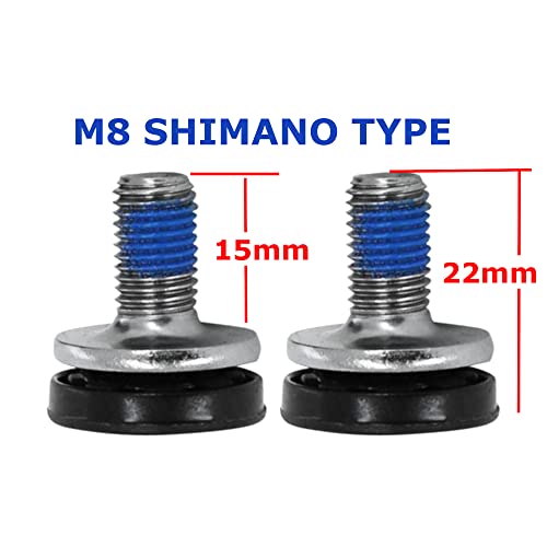 Shimano Kurbel-Stellschrauben, M8x100, Packung mit 2