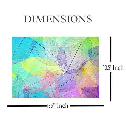 Laptop Skin Stickers HD Quality Sticker for Laptops Upto 15.6" (Dustproof|Waterproof|Scratchproof|Reusable) - BL Leaf Ron