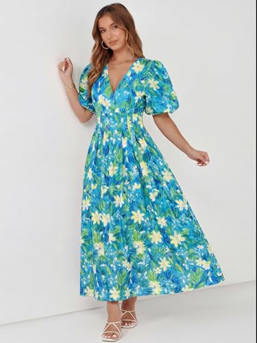 Image of Sissyaki Women's Floral Maxi Dress 2026 Summer Spring Wedding Guest Dress