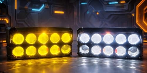 BIKEBLOOM Store BIKEBLOOM Pack of 2 10-Lens LED Fog Lights - Image 5