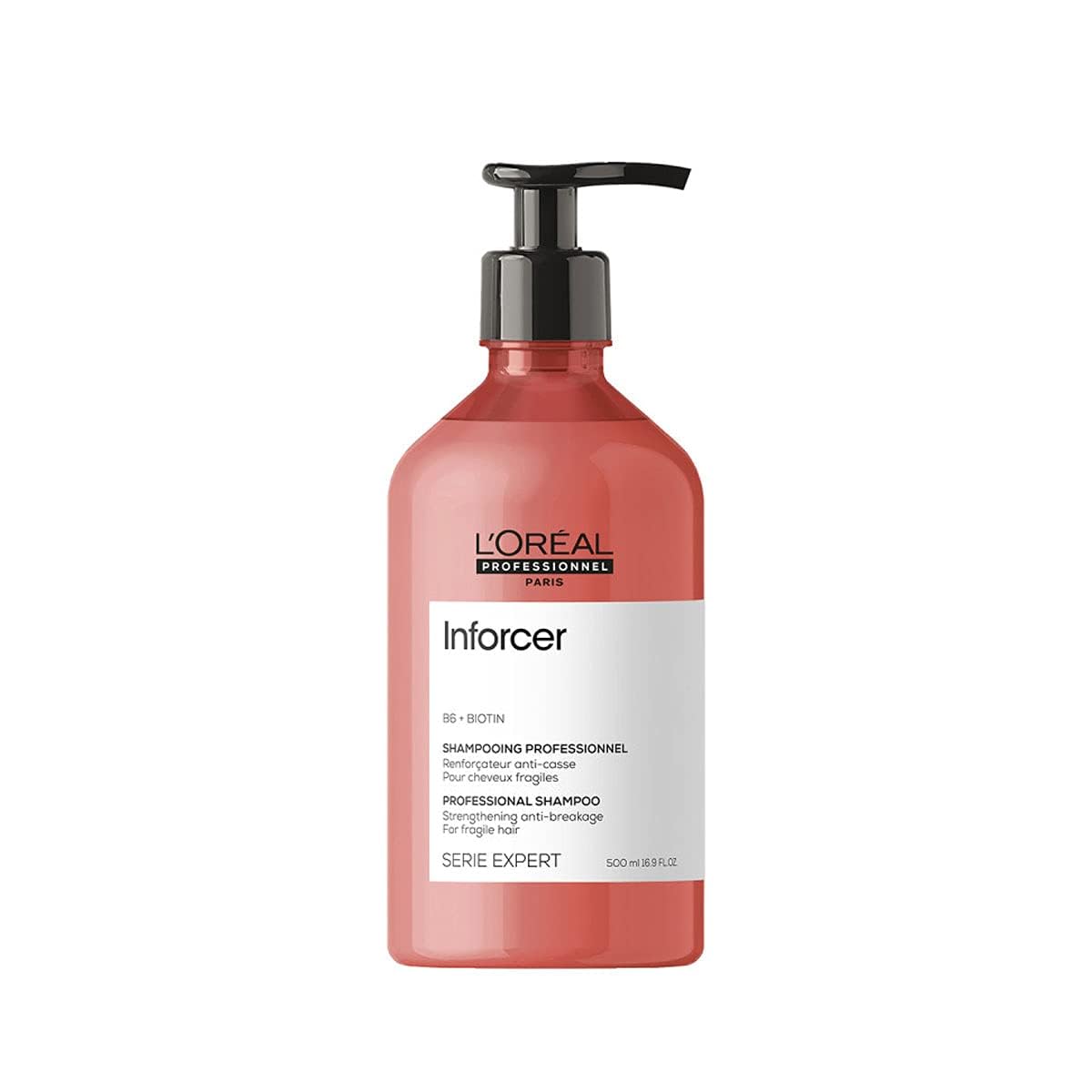 L’Oréal Professionnel Paris Inforcer Strengthening Shampoo – Prevents Breakage and Adds Softness For Weak, Fragile & Damaged Hair Types, With Biotin L’Oréal Professionnel Paris Inforcer Strengthening Shampoo – Prevents Breakage and Adds Softness For Weak, Fragile & Damaged Hair Types, With Biotin