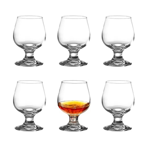 binsakao 5 oz Shot Glasses Set of 6, Small Brandy...