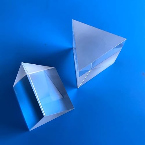 Generic Chiee Equilateral Prism 50mm Spectrometer Optical Instrument Student\'s Experiment On Rainbow Detection Prism Processing - Thumbnail 2