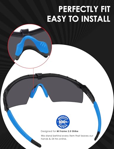 Image of BLAZERBUCK Replacement Earsocks & Nosepieces & Frame Clip for Oakley M Frame 2.0 Strike