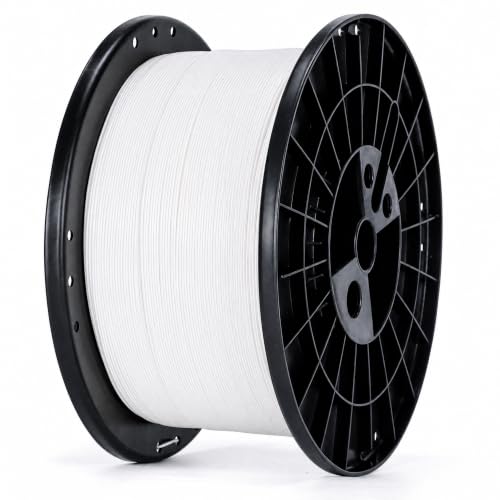Image of RepRapper White 5KG PLA+ (PLA Plus) 1.75mm 3D Printing Filament,Large Spool | Extra Strong,MPLA (Modified PLA),Large Spool for 3D Printer,Tough&Impact Resistant,±0.03mm Accuracy,11lbs (5kg)
