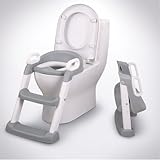 Altura ajustable: El adaptador WC infantil BATHBY con escalera cuenta con 2 posiciones de altura regulables, lo que permite adaptarlo a la medida del niño y a distintos tipos de inodoros. Así, los pequeños pueden aprender de forma cómoda y segura.