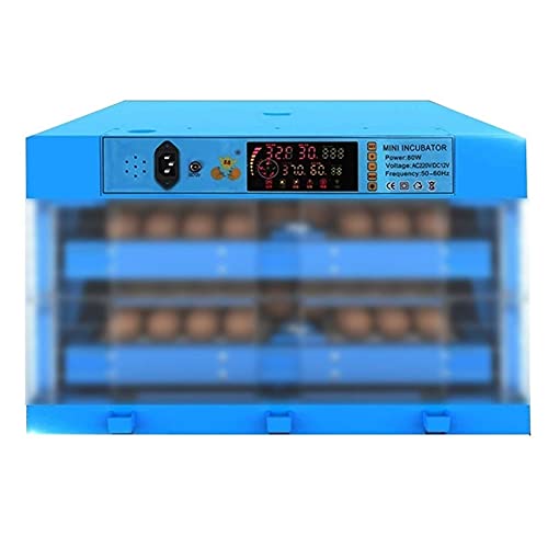 Incubadora de Huevos Incubadora Inteligente Nacedora Control automático de Temperatura y Humedad con Pantalla Digital para Pollos, Patos, Gansos, Aves, Ganado