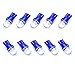 iJDMTOY 10pc Ultra Blue Single-Emitter 1-LED 168 175 194 2825 W5W T10 Replacement Bulbs Compatible With Car Interior Lights, Map Lights, Dome Lights, Foot Area Lights, Trunk Area Lights, etc