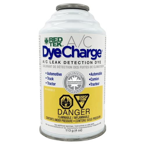 RED TEK DyeCharge12 A/C Leak Finder (4 oz. can)