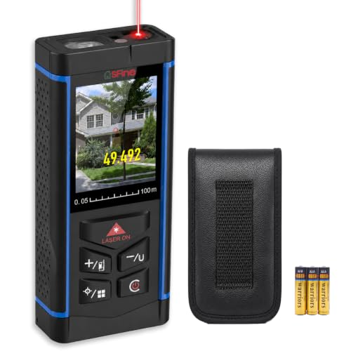 650ft Laser Measuring Tool with Camera, Ultra-Long Range Laser Meters with Tripd