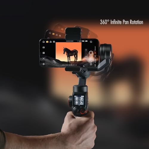 Image of Hohem iSteady M7 Gimbal Stabilizer for iPhone,3-Axis Gimbal w /AI Tracking | Detachable Remote,Extendable Pole,Magnetic Light,Phone Stabilizer for Video Recording - Hohem M6 Kit Upgrade