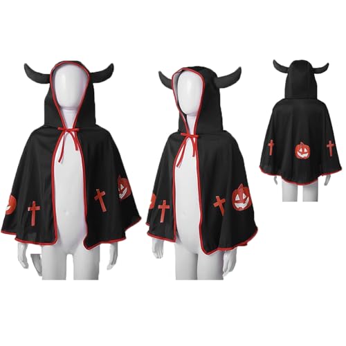 PTBWS Mantello da Strega di Halloween, Mantello da...