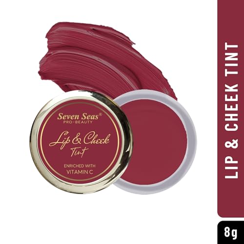 Image of Seven Seas Lips & Cheek Tint | Matte Natural Blush for Women | Lip Tint with Vitamin E | Nourishing Cheek Tint (Mandy)