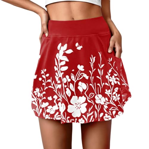 Bleistiftrock Lang Midirock Skaterrock Beige Shorts Wildlederrock Herbstrock Taillenrock Rockformen Punkten Schleife 50er Schwingender Raffung...