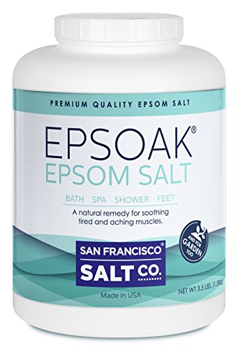 Epsoak Epsom Salt (3.5lb Canister) USP Magnesium Sulfate