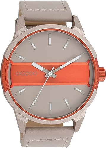 Oozoo Timepieces Herren Uhr | Armbanduhr Herren mit Lederarmband | Hochwertige Uhr für Männer | Edle Analog Herrenuhr in rund | C11230