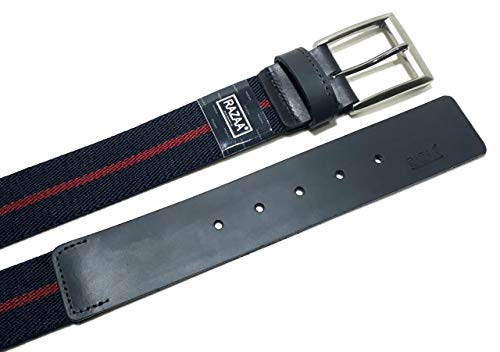 Cinto Em Elástico Masculino Com Detalhes Em Couro (90)