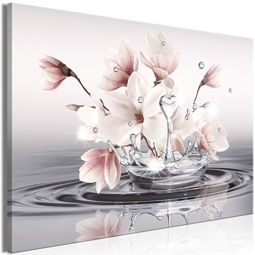 B&D XXL Acrylglasbild Blumen 1 Teilig Wandbild auf Acryl Glasbilder...