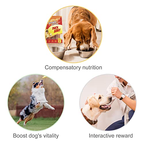 Jungle Calling All Natural Dog Treats, Duck Jerky For Dogs, Slow Roasted Snacks For Medium And Large Dogs Chewy Treats 11 Oz. #TOP7