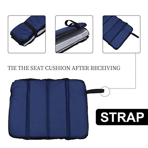 BESPORTBLE, 2 peças, almofada de assento de acampamento dobrável resistente ao desgaste, tapete de a