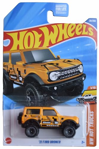 Hot Wheels '21 Ford Bronco HW Hot Trucks 1/10 miniatura 1