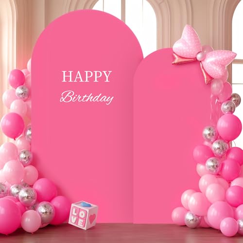 Funda Arco Fondo Fotográfico 7.2 pies Rosa Fucsia miniatura 7