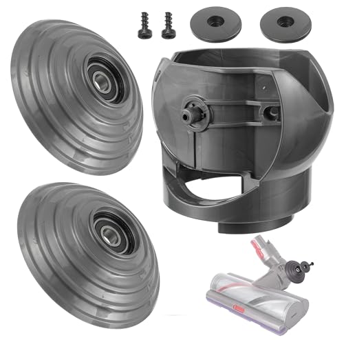 CDDCWZ - Rueda esférica de repuesto + conector para cabezal de aspiradora para Dyson V10 V11 V15 y G5 repuestos cabezal de limpieza de alto par de 100 W
