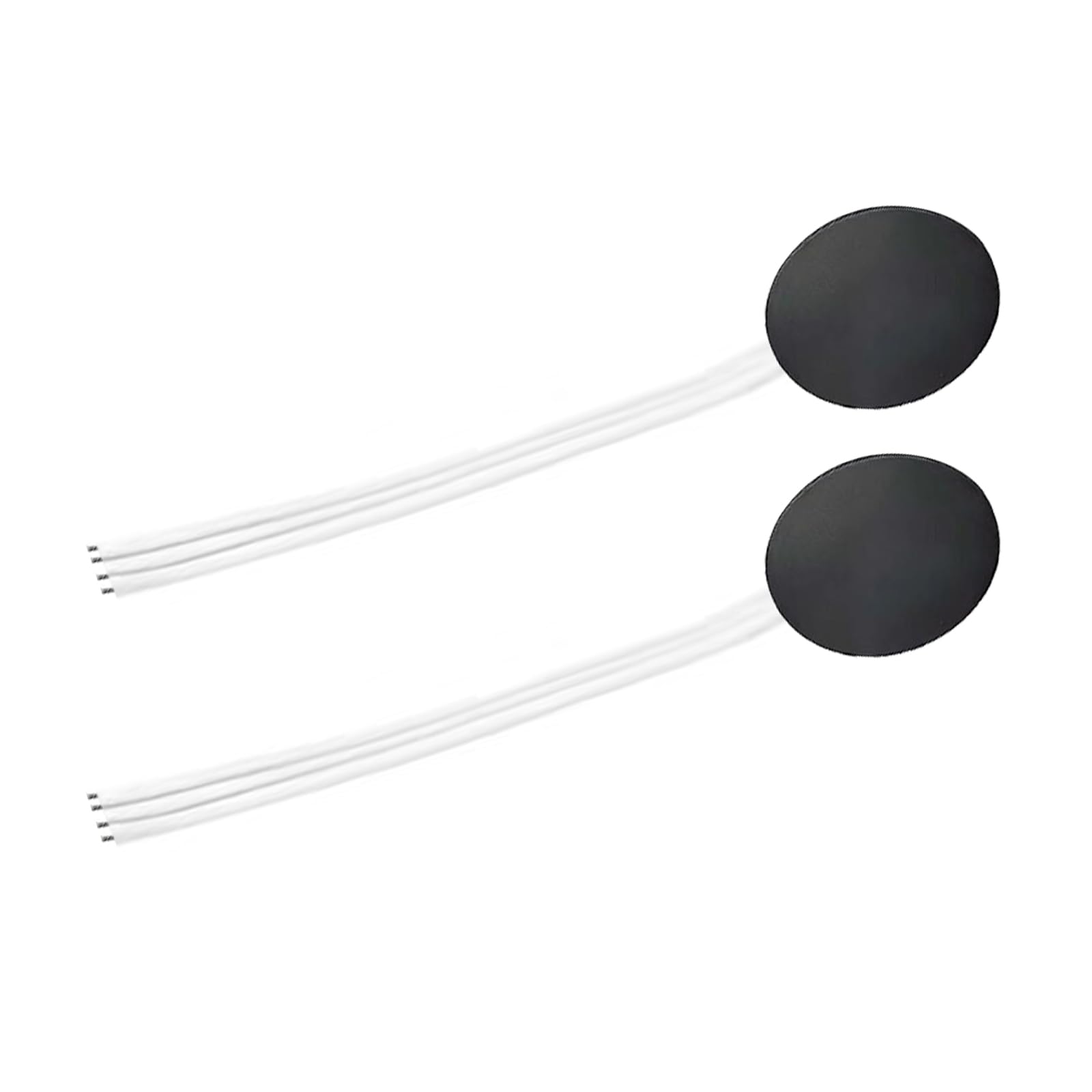 2 interruptores reguladores LED táctiles ocultos de 12 V, CC 3,3 – 24 V, 5 A, interruptor táctil para barra de luz LED Smart Home, penetra madera, piedra, vidrio, etc., no requiere agujeros (negro)