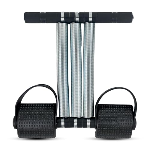 GrowStep 3-Spring Tummy Trimmer for Men & Women – Ab Toner & Belly Fat Reducer for Home Gym, Core & Waist Workout, Yoga & Fitness Training Tool