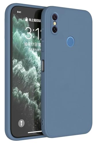 Topme Funda para Redmi Note 6 Pro/Redmi Note 6 (6.26' Inches) Carcasa Caja Case Estuche, Funda Protectora de Piel de Silicona TPU - Lavanda Gris
