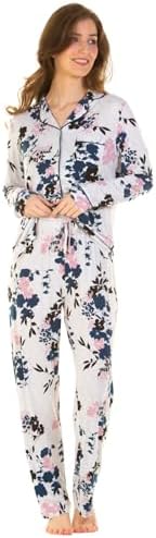 Undercover Pijama de encaje de bambú para mujer, muy suave, trans...