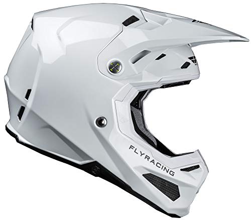 Fly Racing 2022 Adult Formula Carbon Solid Helmet (White, Medium) #TOP1