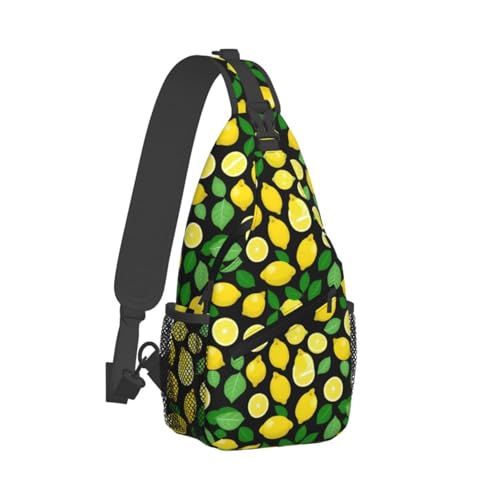 Mochila tipo bandolera urbana negra para senderismo miniatura 2
