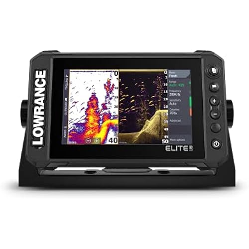 Lowrance Elite FS Fishfinder/Chartplotter, Available with and Without Transducer