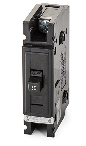 CUTLER HAMMER QC1050 Circuit Breaker, 50AMP, Type QC, 120/240VAC, 1 Pole, 10KAIC